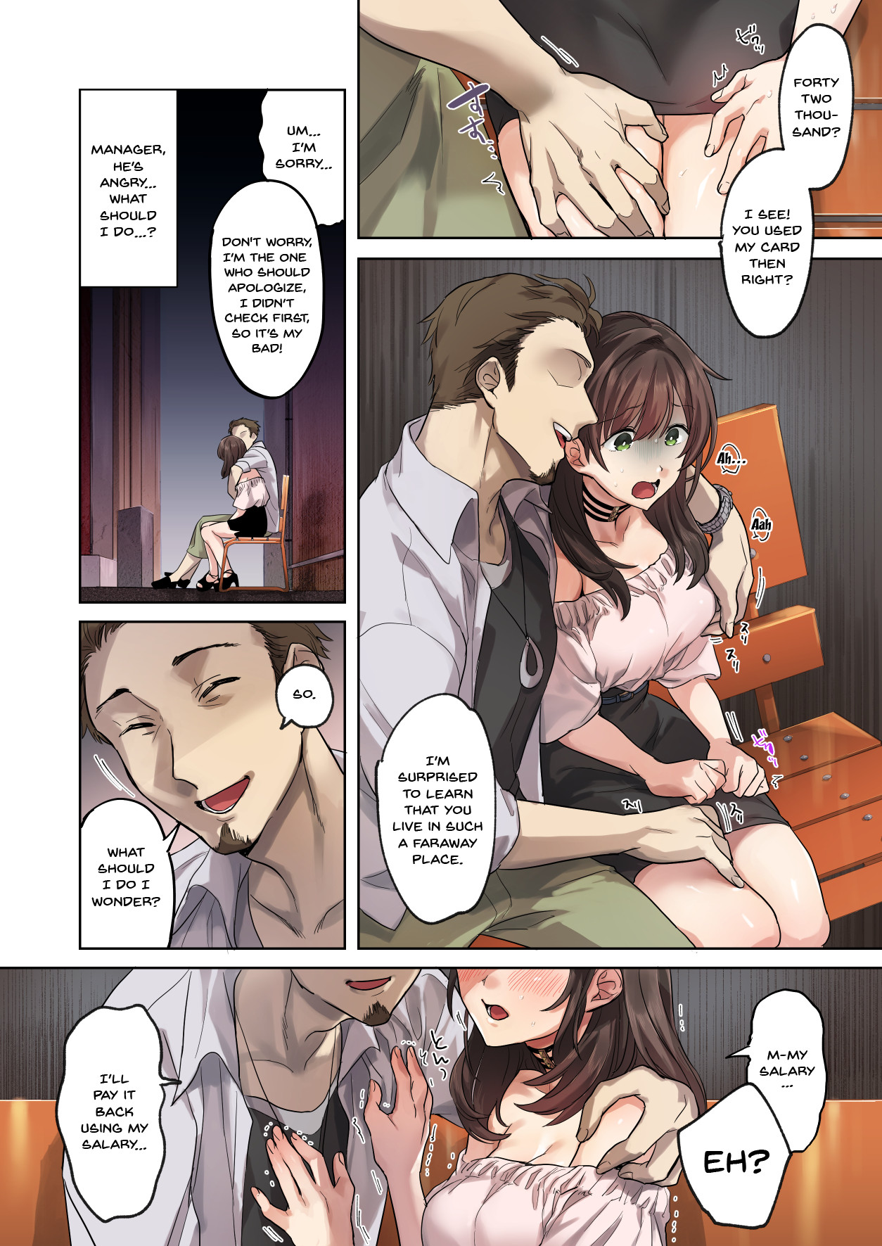 Hentai Manga Comic-The First Experience of A Student Part-Timer-Read-17